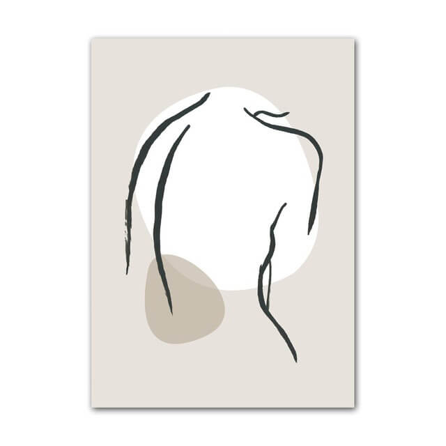 Minimalist Outline Art Canvas Posters — Considered Home Styling — Lifestyle 4