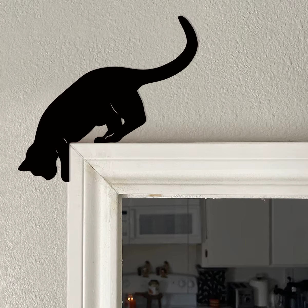 Black Cat Door Frame Decor — Considered Home Styling — Lifestyle 3