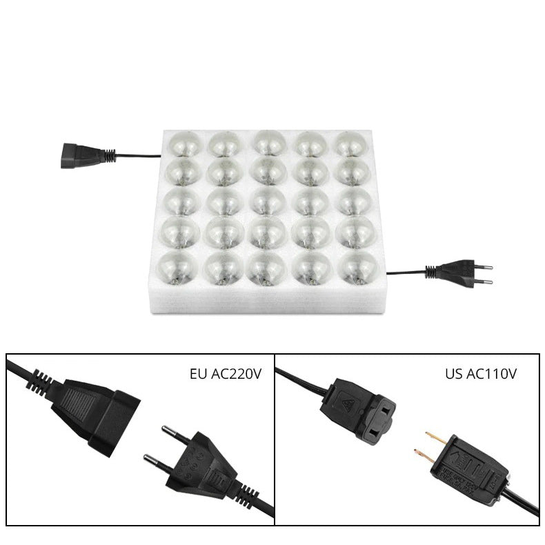 Black Wire Bulb String Lights — Warm LED Mood Lighting for Bedside — Lifestyle 4
