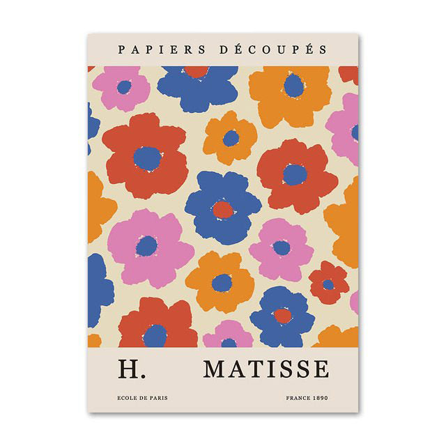 Blooming Flowers Gallery Wall Canvas Posters — Considered Home Styling — Lifestyle 7