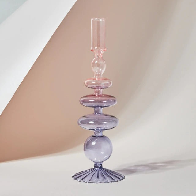 Blowed Glass Candle Holder — Decorative Vase for Considered Styling — Lifestyle 8