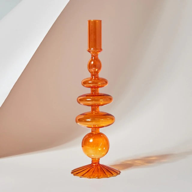 Blowed Glass Candle Holder — Decorative Vase for Considered Styling — Lifestyle 3