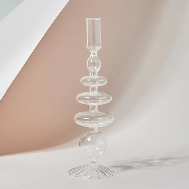 Blowed Glass Candle Holder — Decorative Vase for Considered Styling — Lifestyle 6
