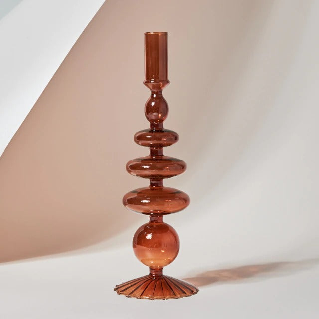 Blowed Glass Candle Holder — Decorative Vase for Considered Styling — Lifestyle 4