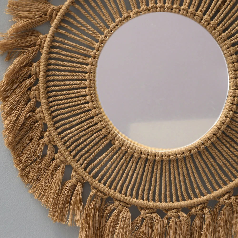 Boho Brown Macrame Mirror — Considered Home Styling — Lifestyle 5