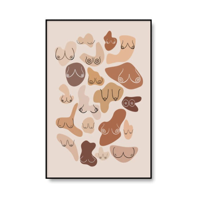 Boho Abstraction Canvas Posters — Considered Home Styling — Lifestyle 4