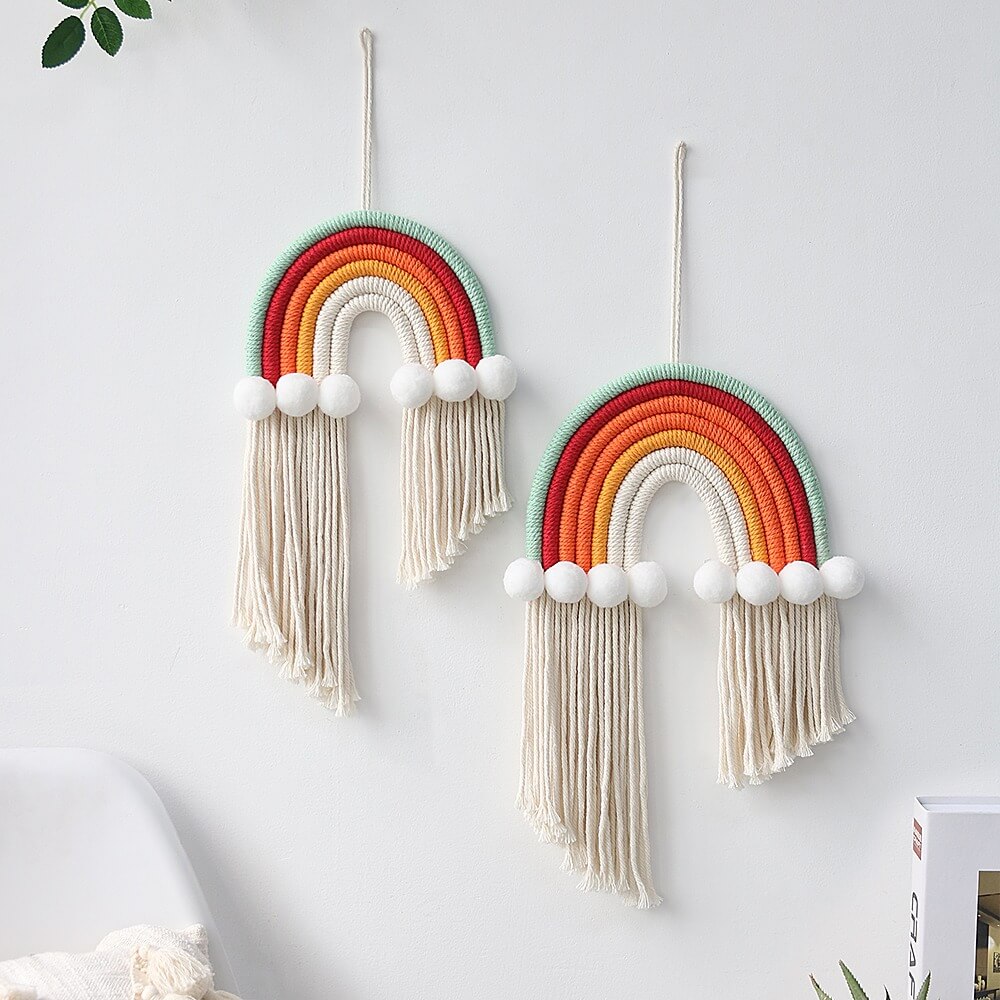 Macrame Rainbow Wall Decor — Considered Home Styling — Lifestyle 3