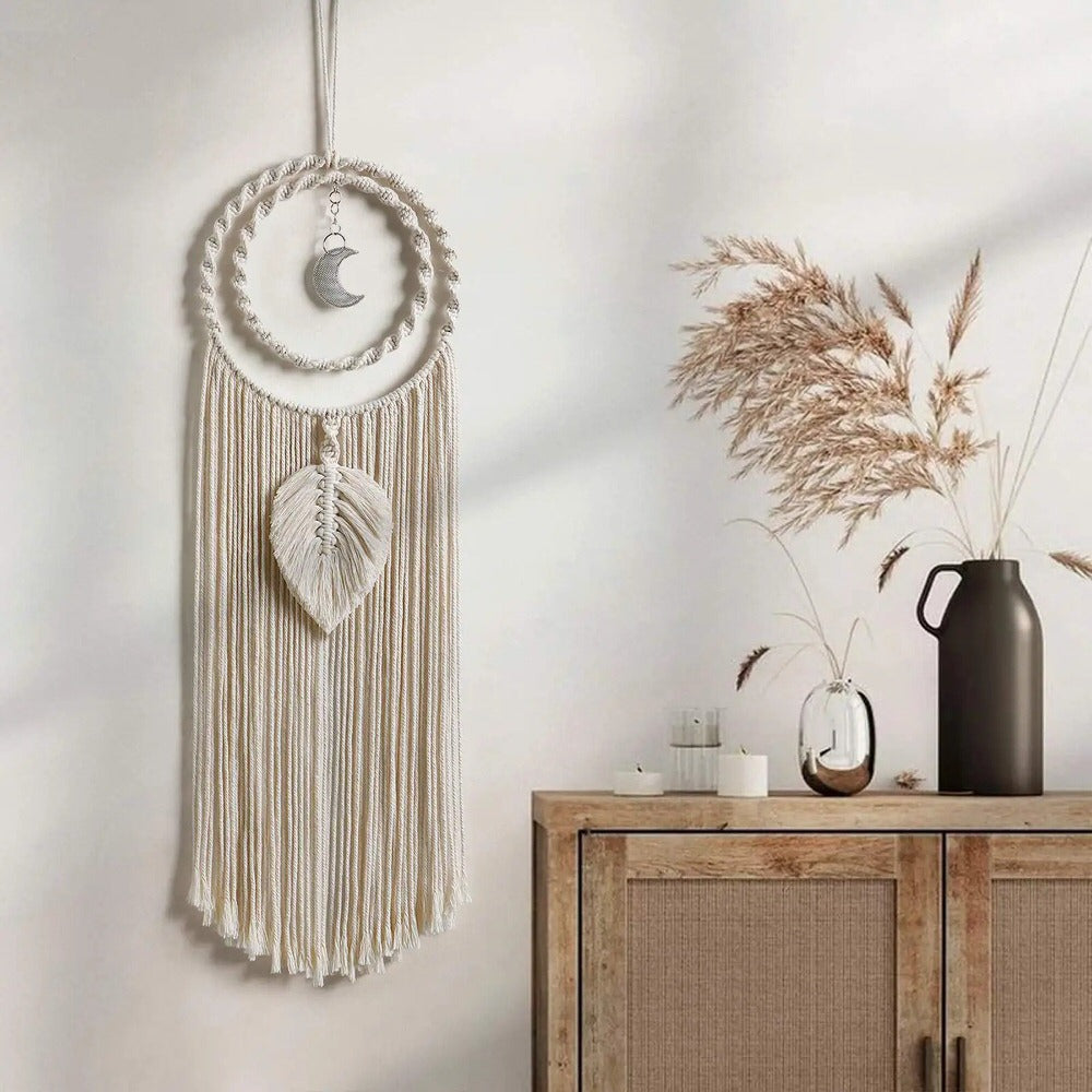 Boho Moon Macrame Wall Hanging — Considered Home Styling — Lifestyle 3