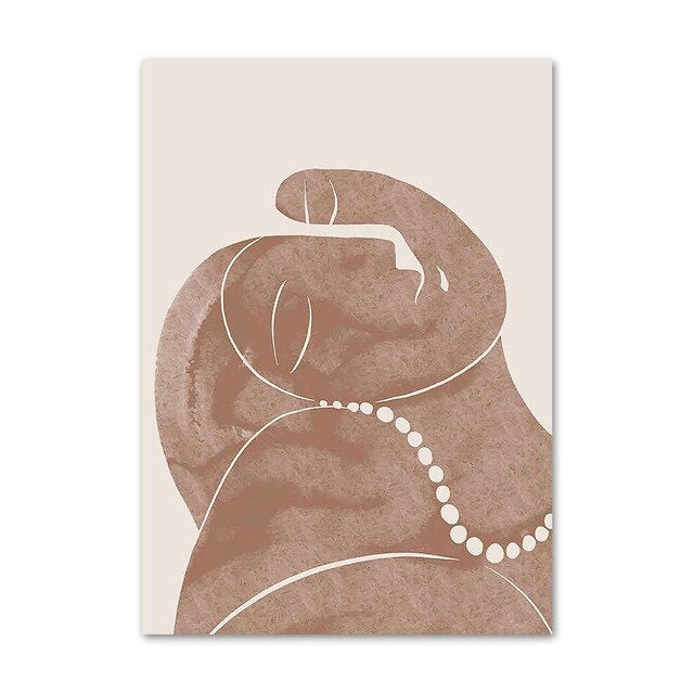 Boho Watercolor Art Canvas Posters — Considered Home Styling — Lifestyle 4