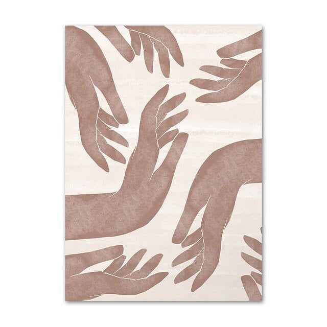 Boho Watercolor Art Canvas Posters — Considered Home Styling — Lifestyle 5