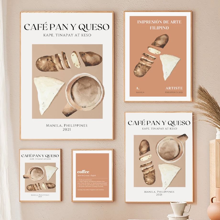 Bread and Coffee Canvas Posters — Considered Home Styling