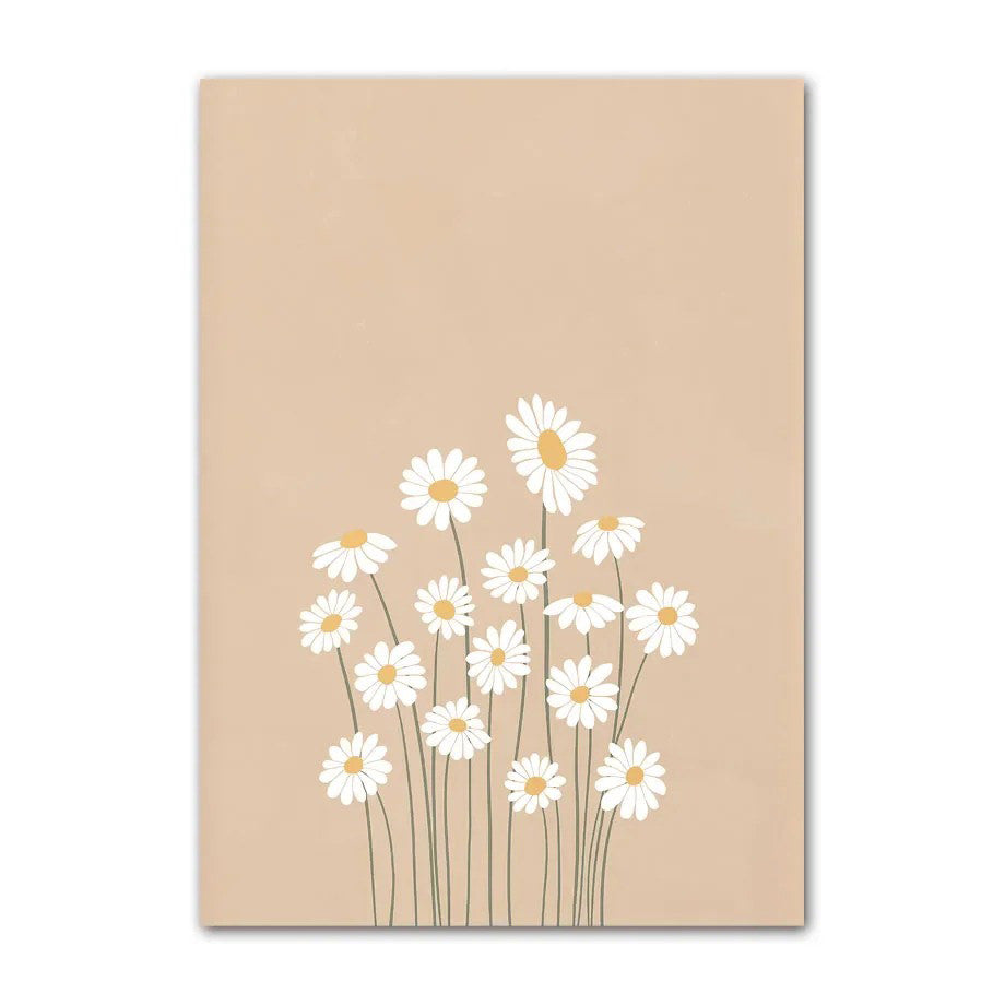 Minimalist Pale Brown Canvas Posters — Considered Home Styling — Lifestyle 6