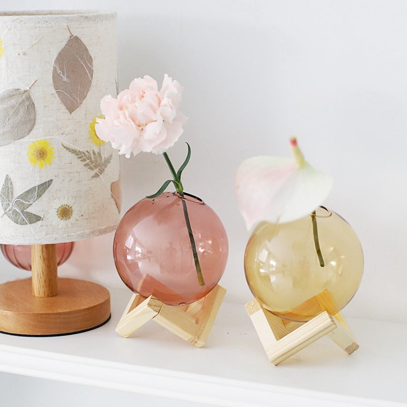 Mini Glass Bubble Vase — Decorative Vase for Considered Styling — Lifestyle 3