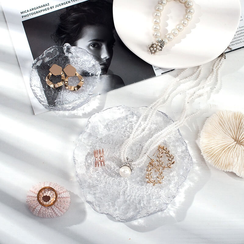 Bubbled Glass Jewelry Tray — Considered Home Styling — Lifestyle 5