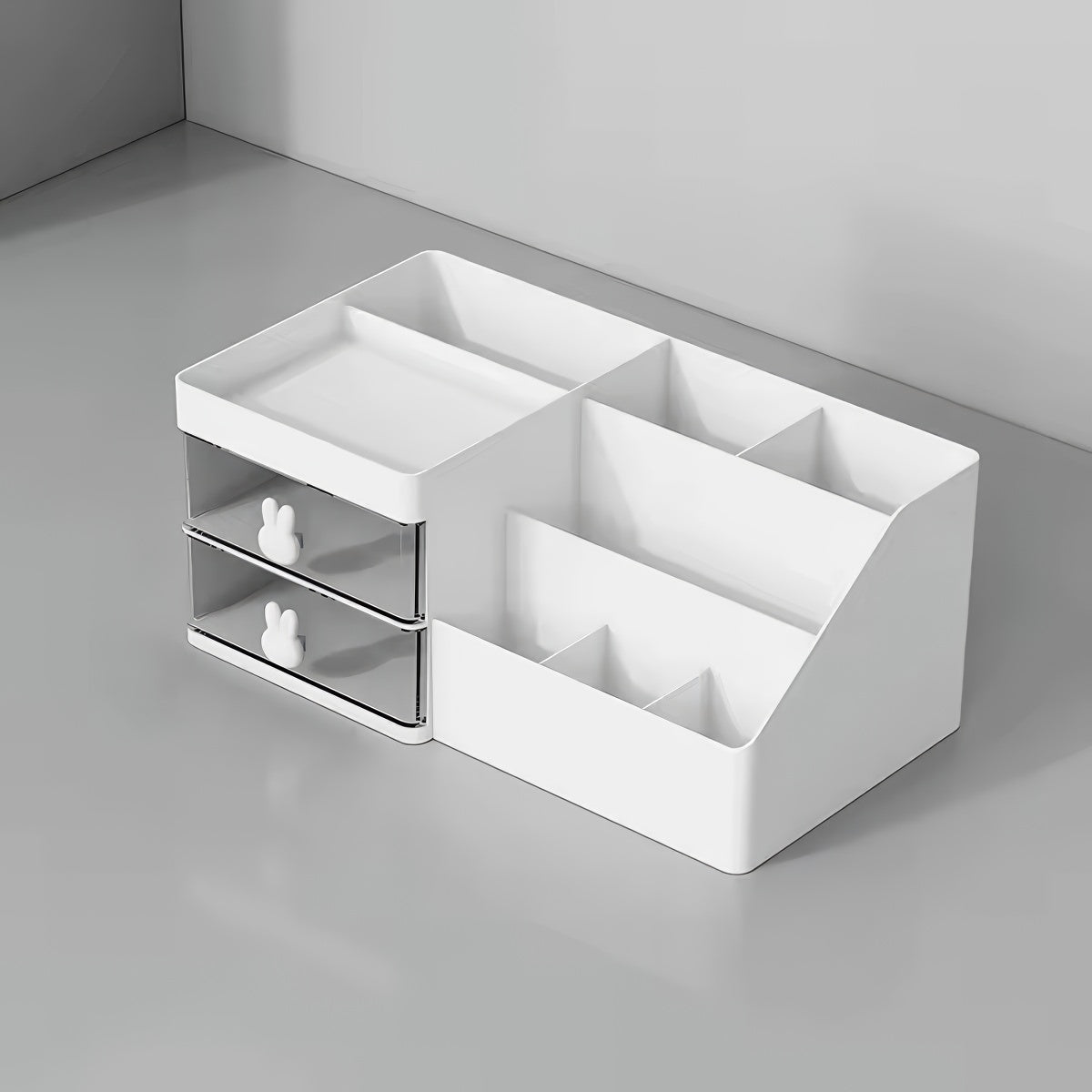 Bunny Desk Organizer with Drawers — Compact Vanity Storage for Tidy Surfaces — Lifestyle 3