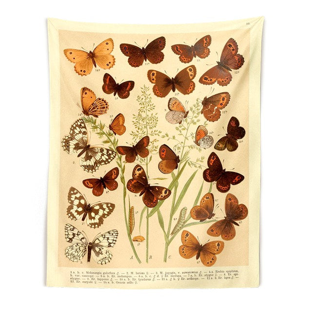 Butterflies Species Botanical Tapestry — Considered Home Styling — Lifestyle 5