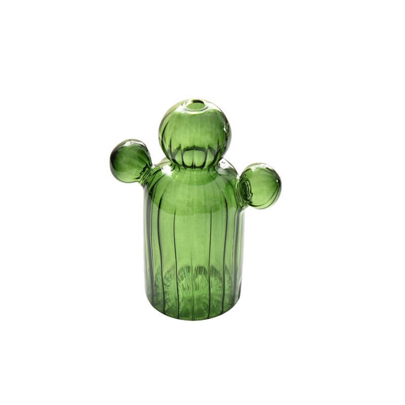 Cactus Shaped Glass Vase — Decorative Vase for Considered Styling — Lifestyle 7