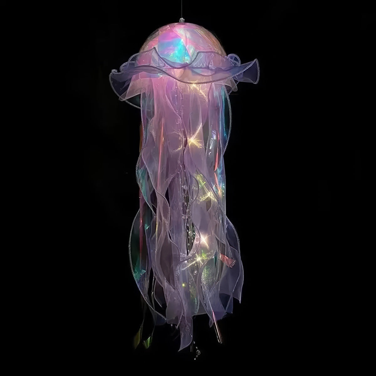 Hanging Jellyfish Lights — Warm LED Mood Lighting for Bedside — Lifestyle 2