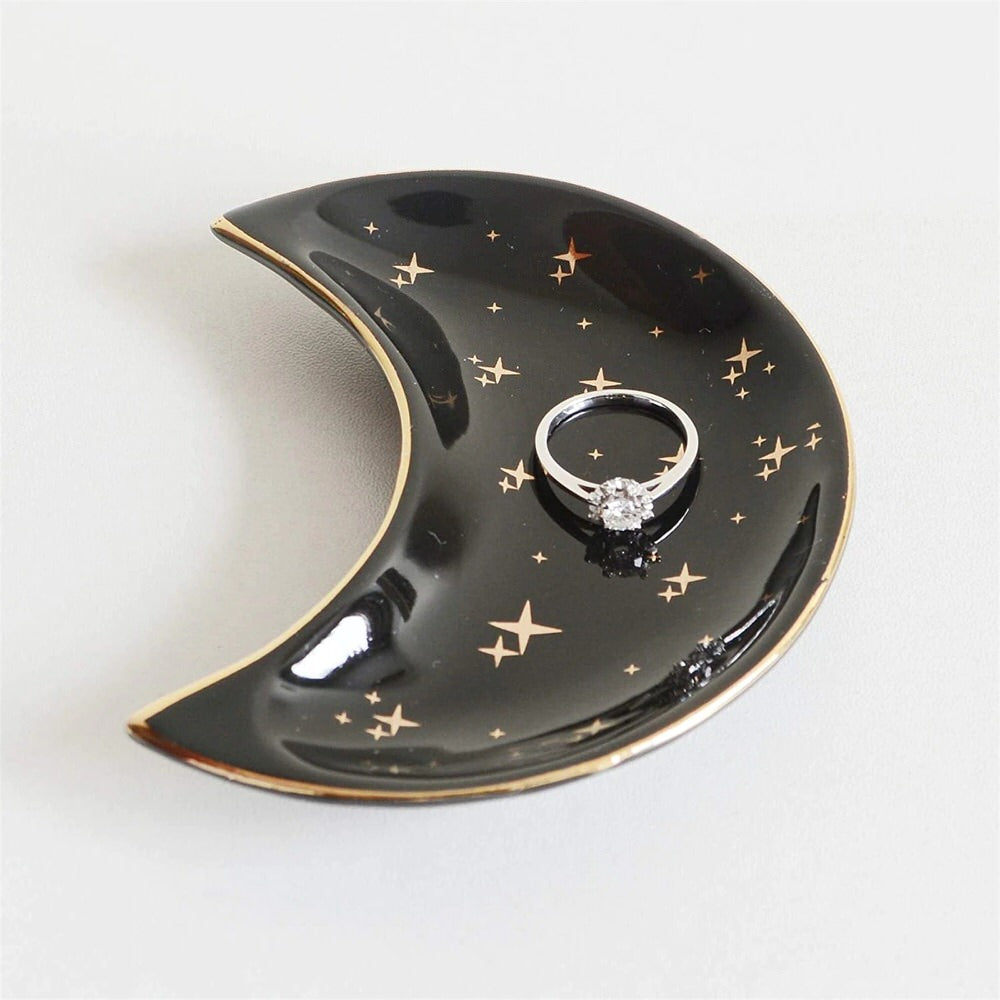 Moon Ceramic Jewelry Organizer — Considered Home Styling — Lifestyle 2