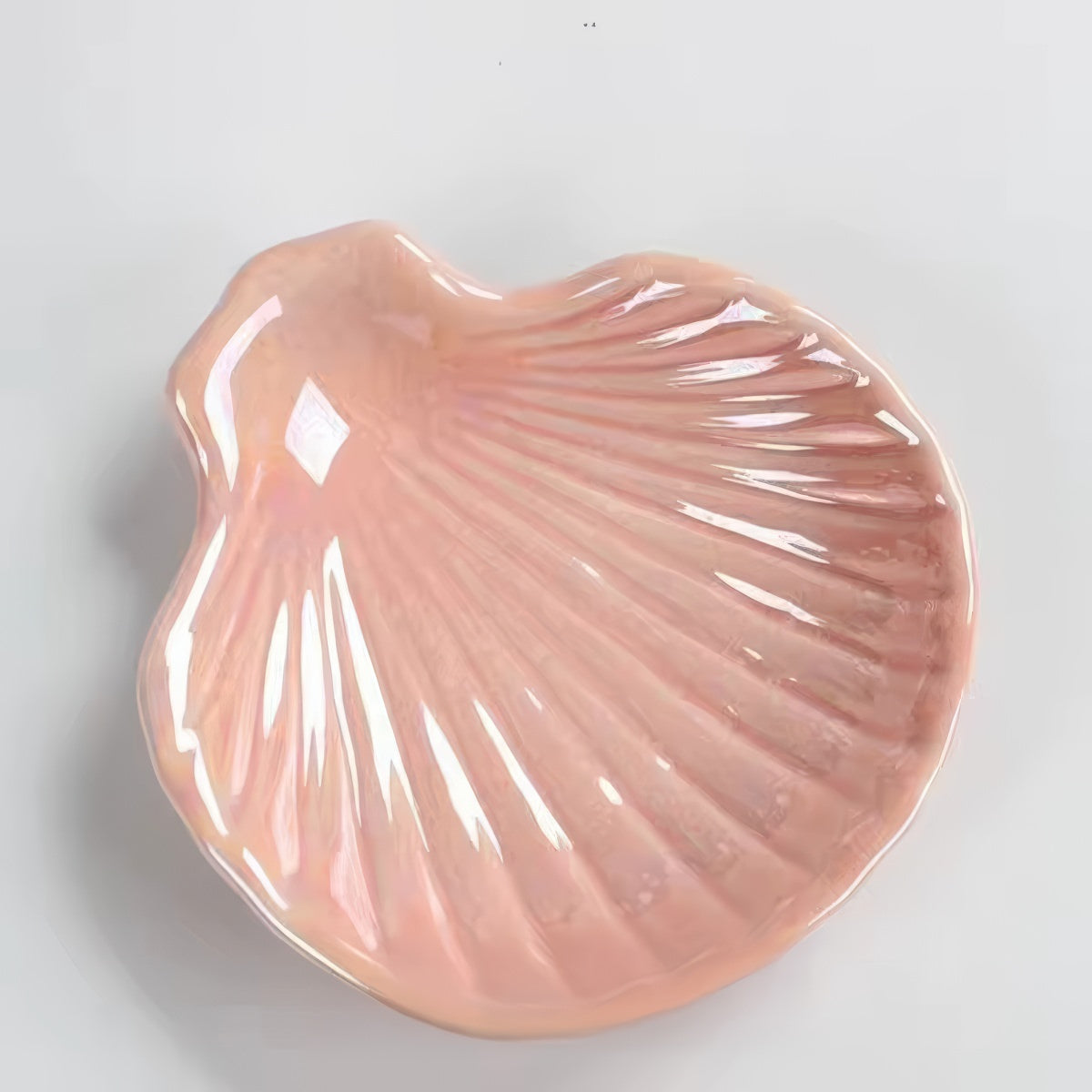 Iridescent Ceramic Seashell Jewelry Tray — Considered Home Styling — Lifestyle 5