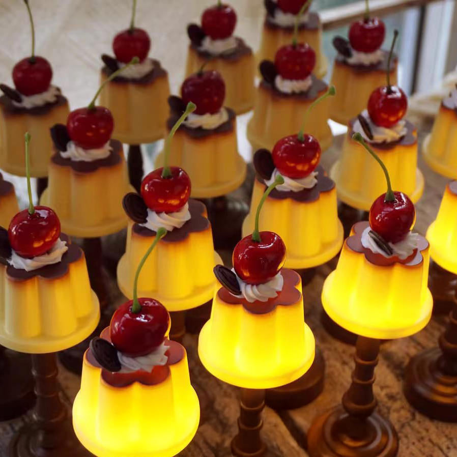 Pudding Mini Table Lamp — Soft Night Light for Bedside Tables — Lifestyle 2