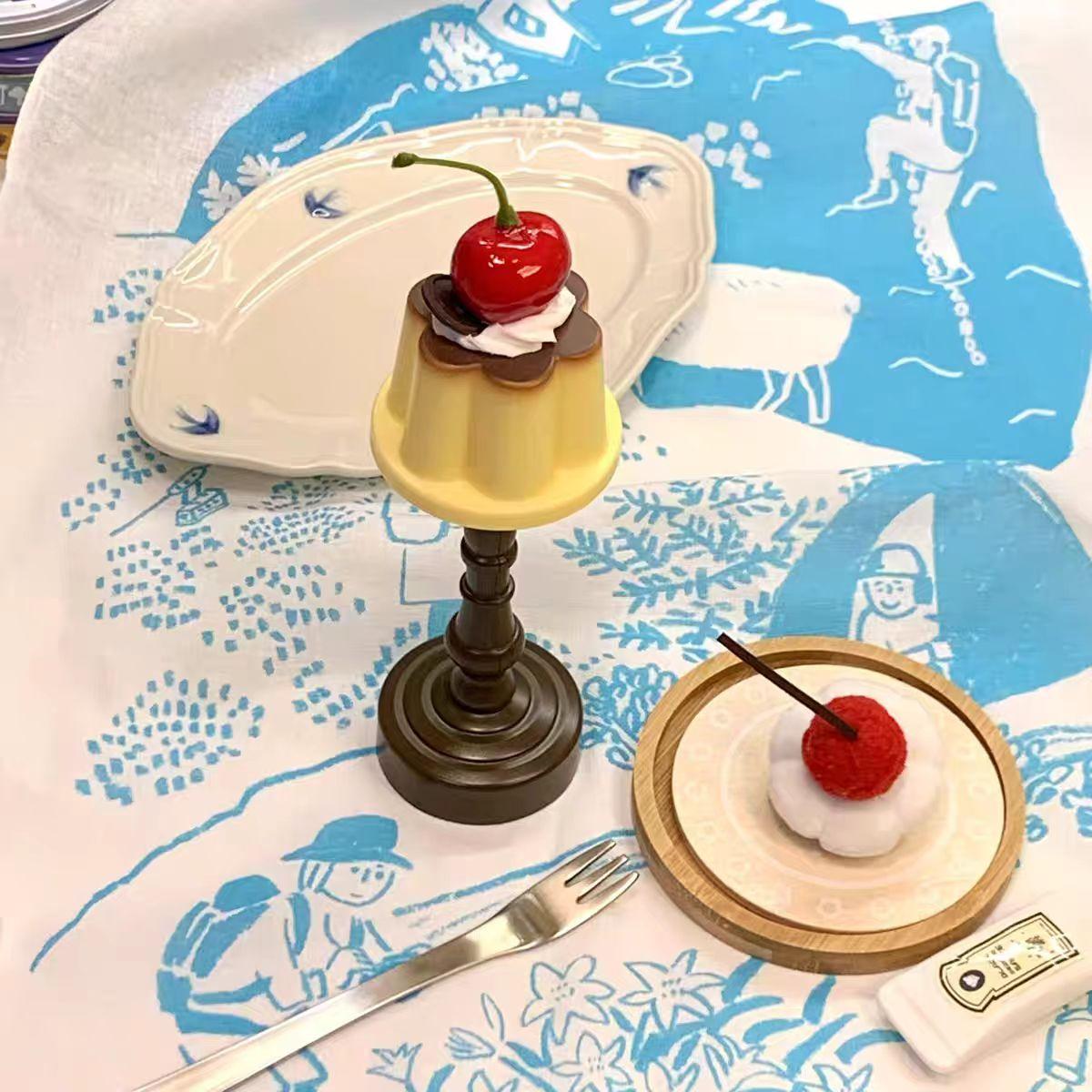 Cherry Pudding Mini Table Lamp — Warm LED Mood Lighting for Bedside — Lifestyle 3