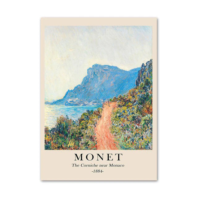 Monet Scenery Art Canvas Posters — Considered Home Styling — Lifestyle 7
