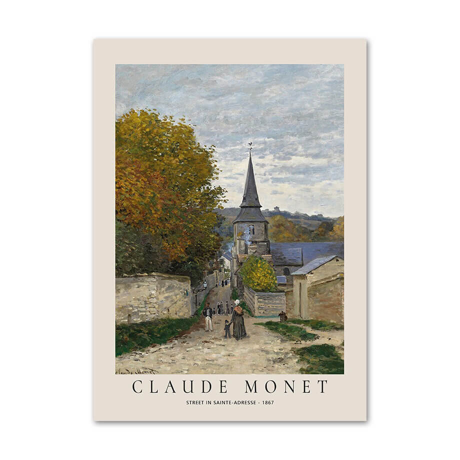 Monet Impressionist Art Canvas Posters — Considered Home Styling