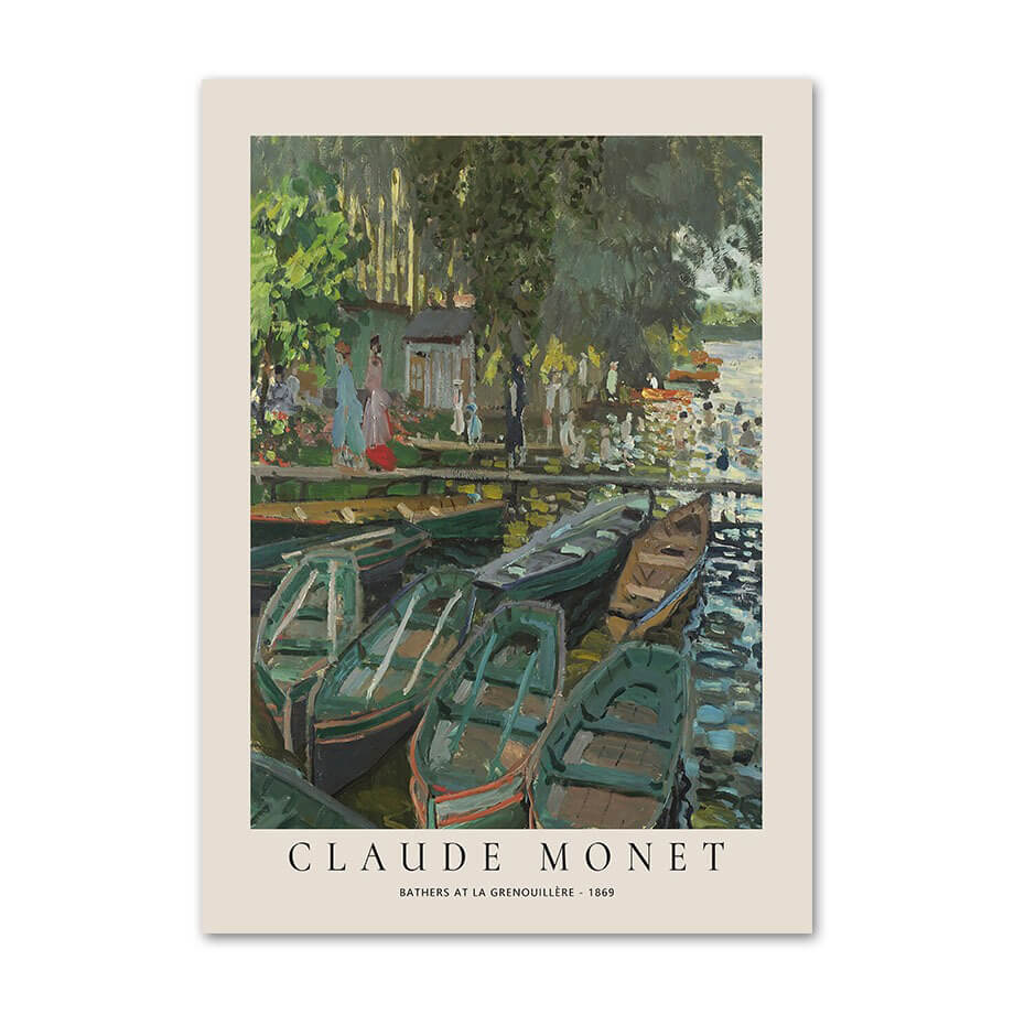 Monet Impressionist Art Canvas Posters — Considered Home Styling