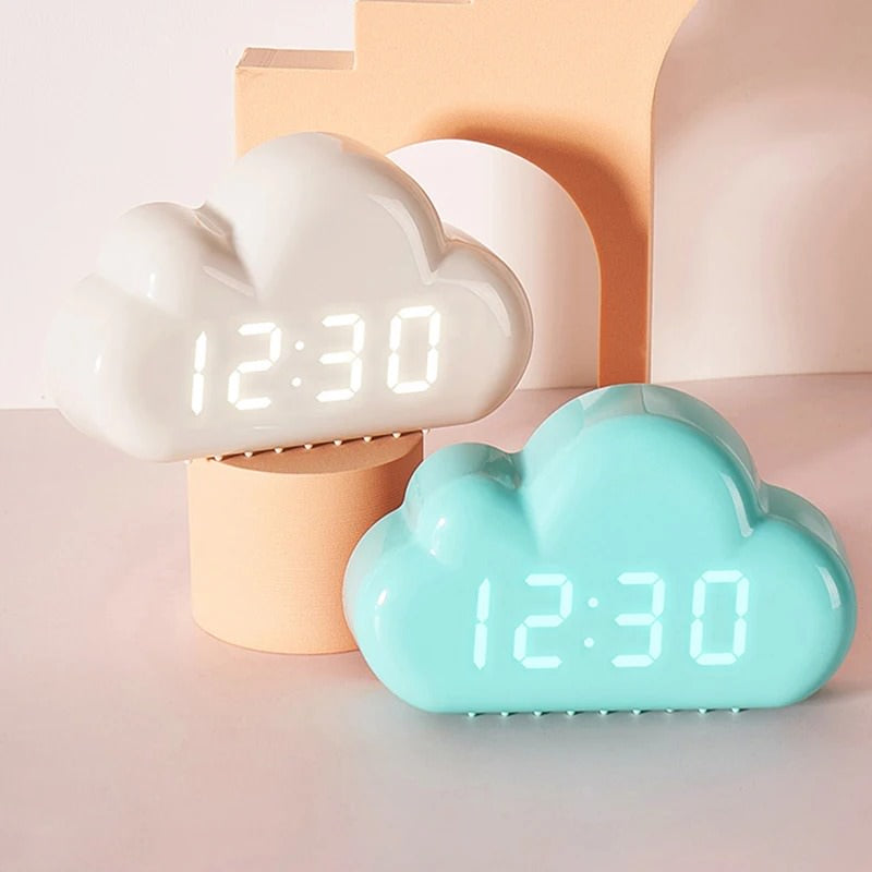 Cloud Shaped Alarm Clock — Considered Home Styling — Lifestyle 2