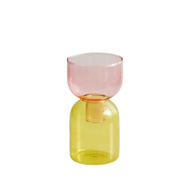 Double Color Glass Vase — Decorative Vase for Considered Styling — Lifestyle 4
