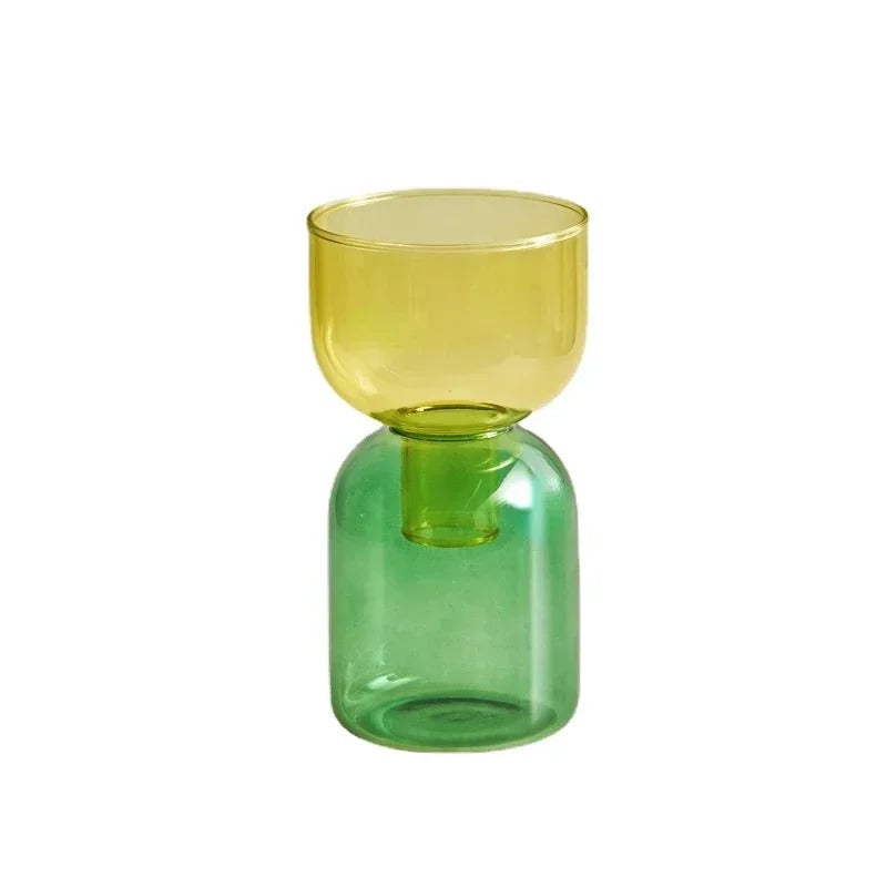Double Color Glass Vase — Decorative Vase for Considered Styling — Lifestyle 7