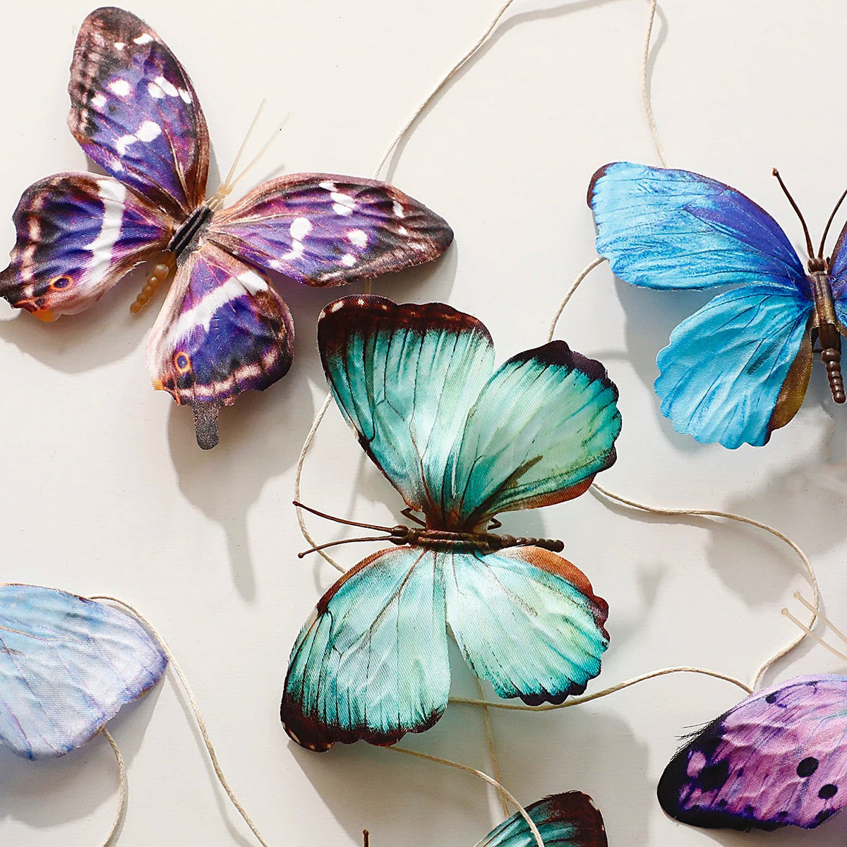 Butterflies Wall Garland — Considered Home Styling — Detail
