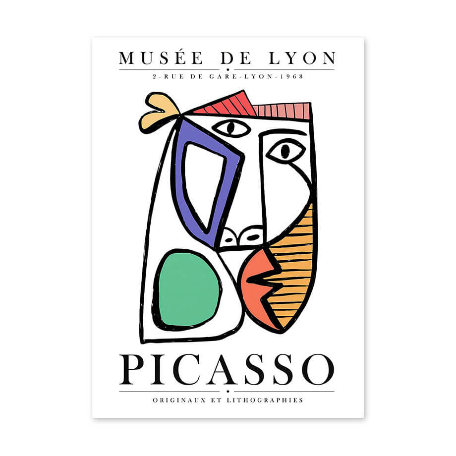 Matisse Colorful Gallery Wall Canvas Posters — Considered Home Styling — Lifestyle 4