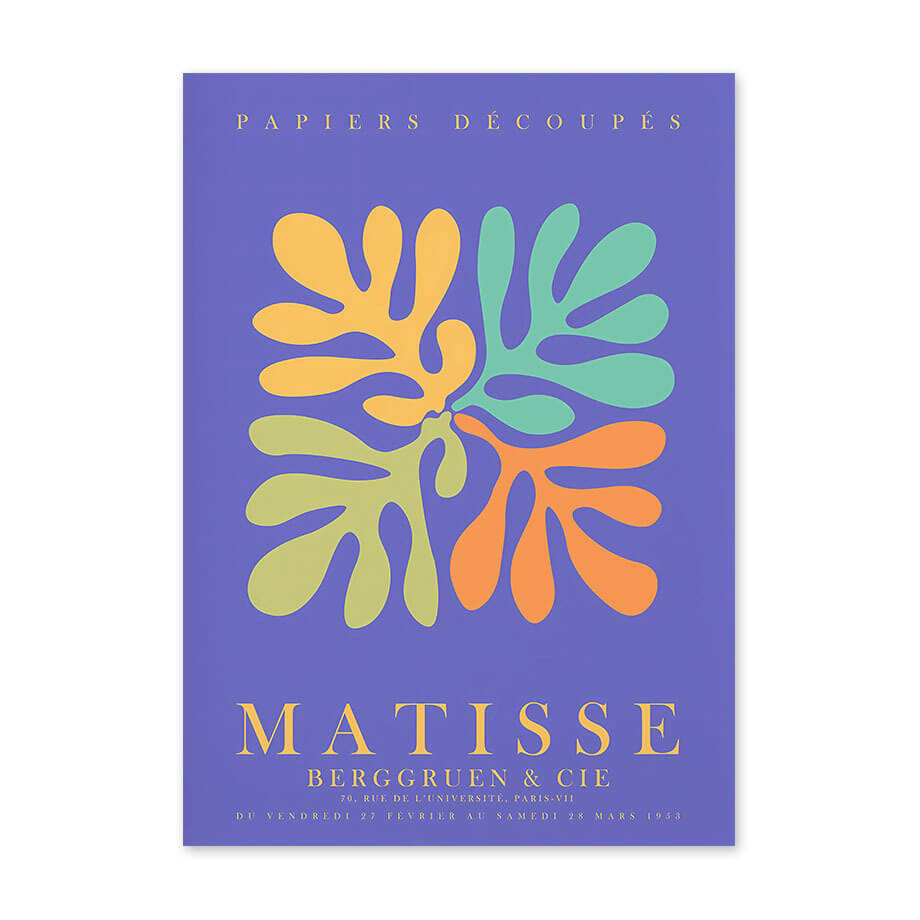 Matisse Colorful Gallery Wall Canvas Posters — Considered Home Styling — Lifestyle 7