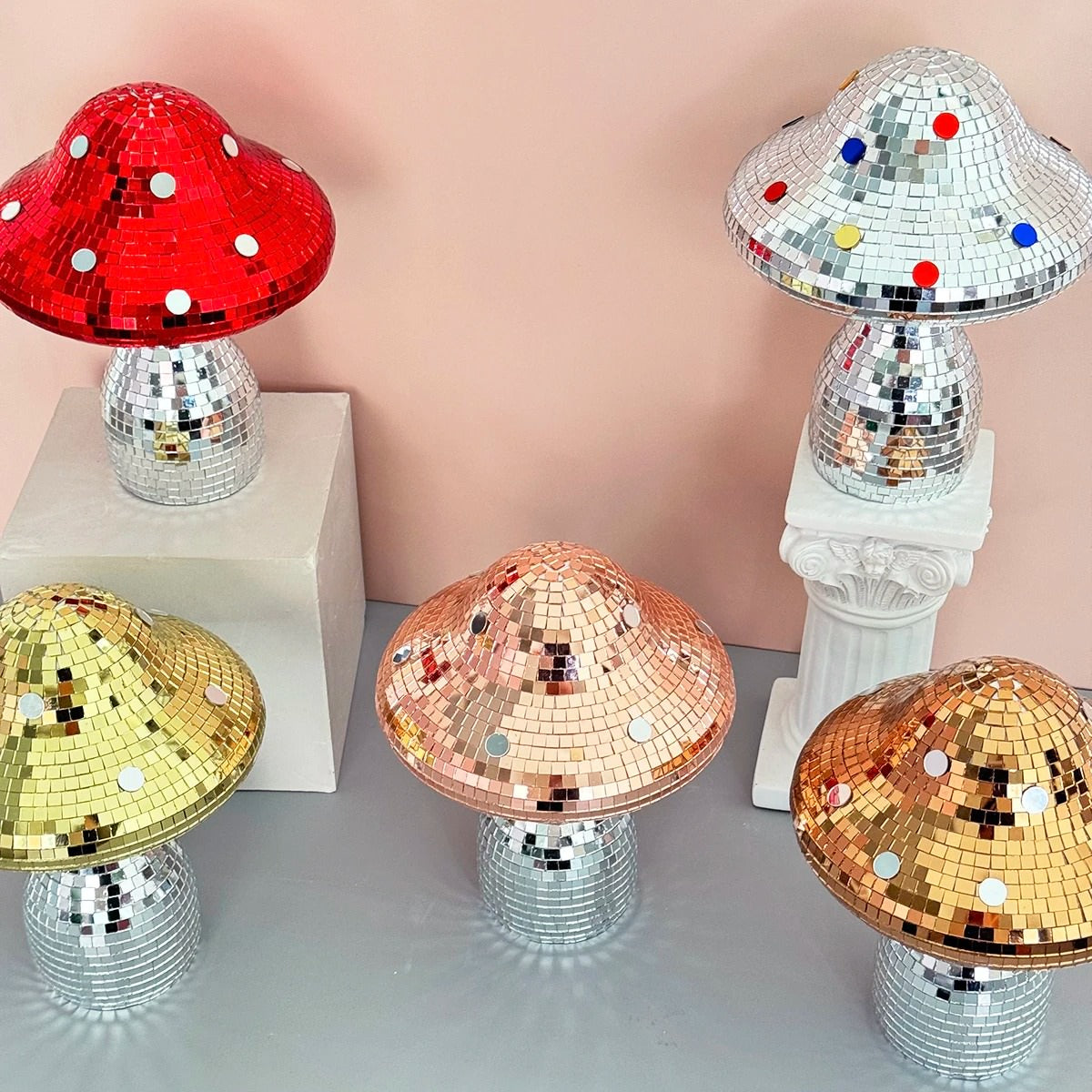Colorful Mushroom Disco Ball — Considered Home Styling — Lifestyle 2