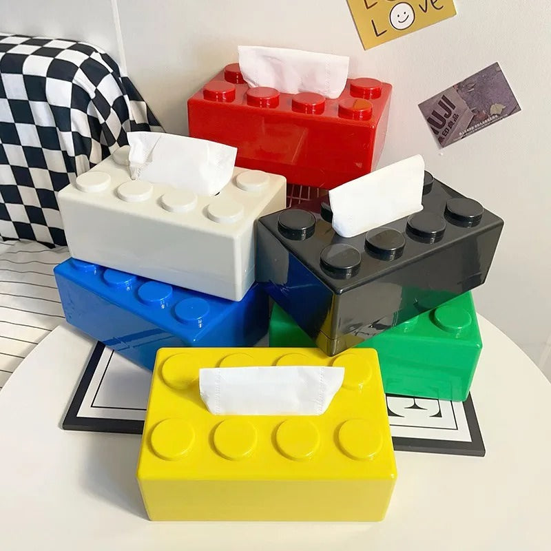 Construction Brick Tissue Holder — Considered Home Styling — Lifestyle 1