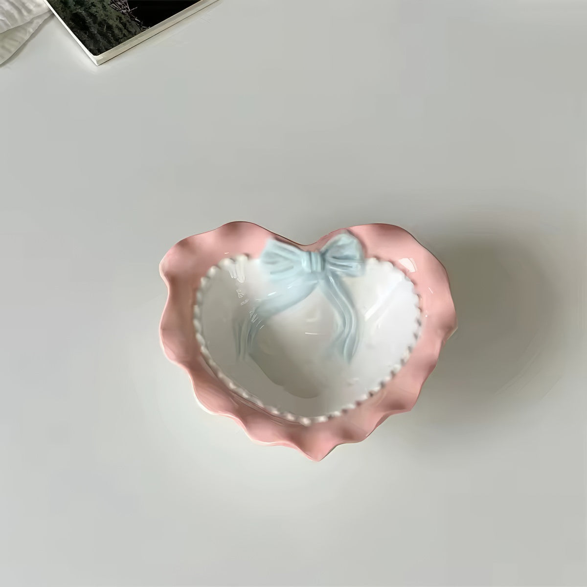Pastel Heart-Shaped Saucer — Considered Home Styling