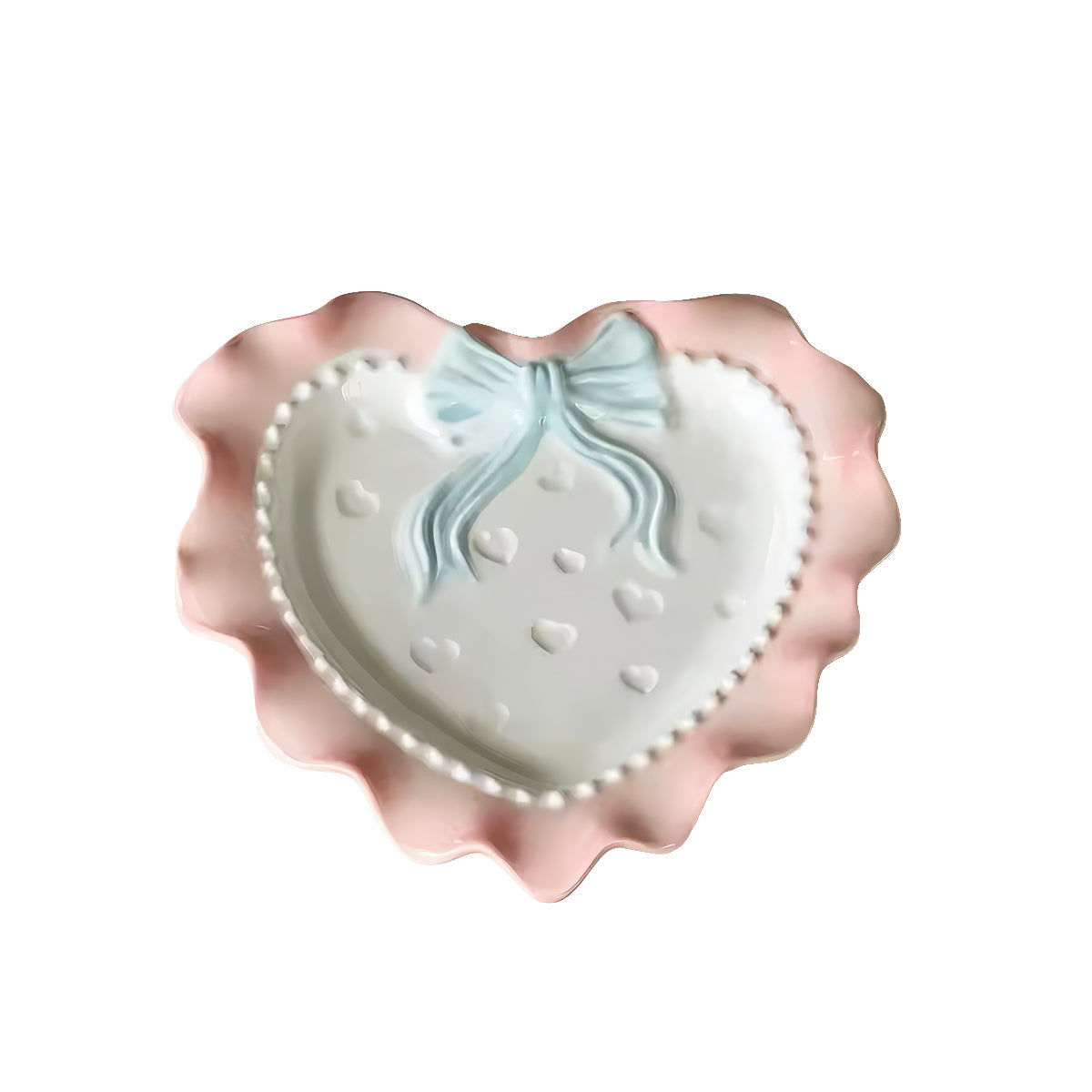Pastel Heart-Shaped Saucer — Considered Home Styling