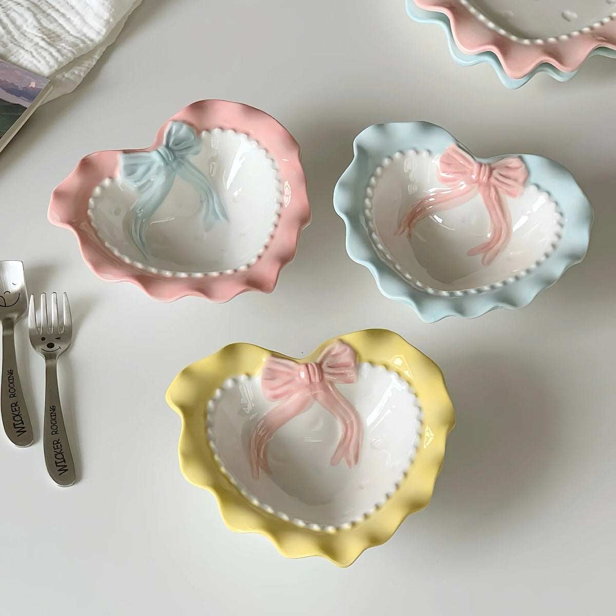 Pastel Heart-Shaped Saucer — Considered Home Styling
