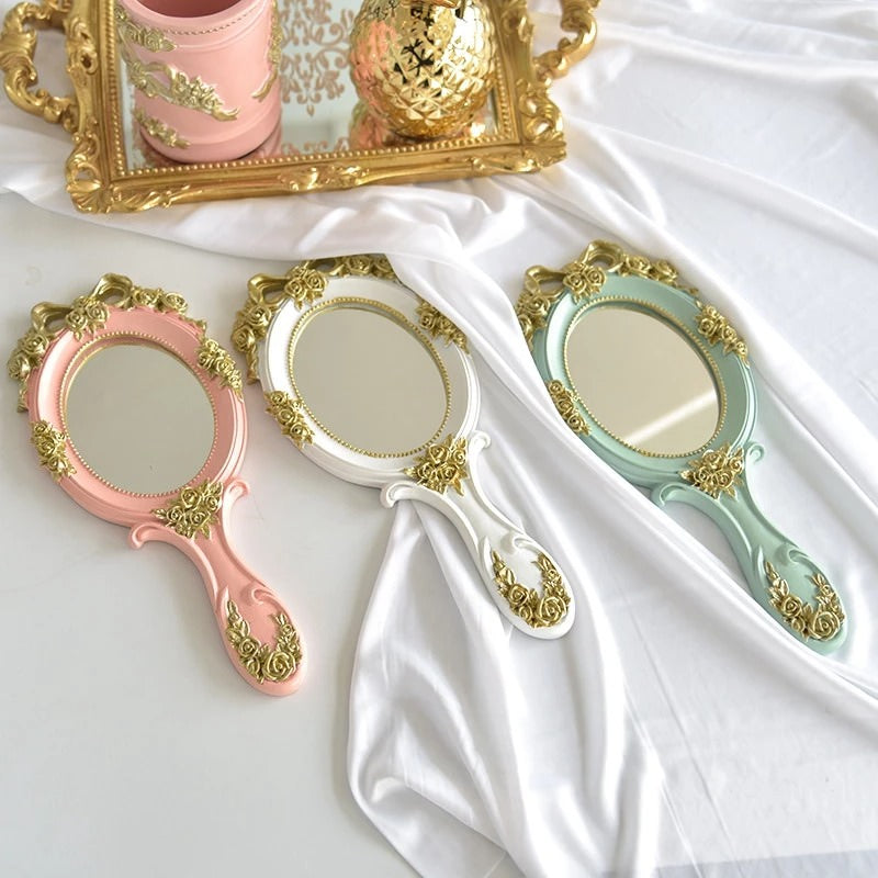 Rococo Vintage Hand Mirror — Considered Home Styling — Detail