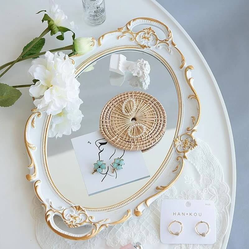 Vintage Mirrored Oval Tray — Considered Home Styling — Lifestyle 4