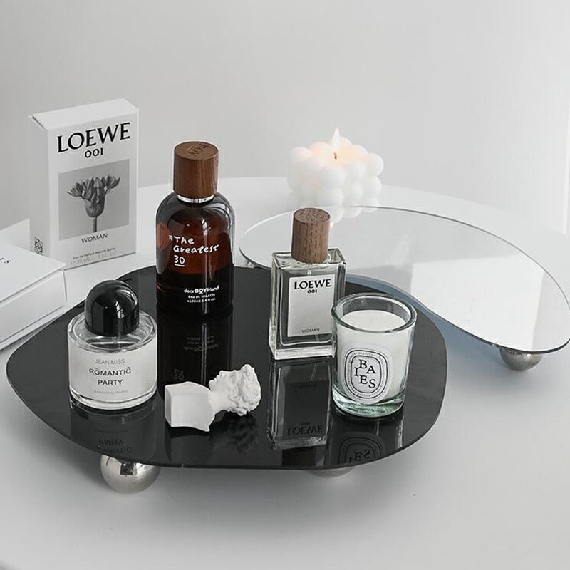 Irregular Acrylic Perfume Tray — Considered Home Styling — Front view