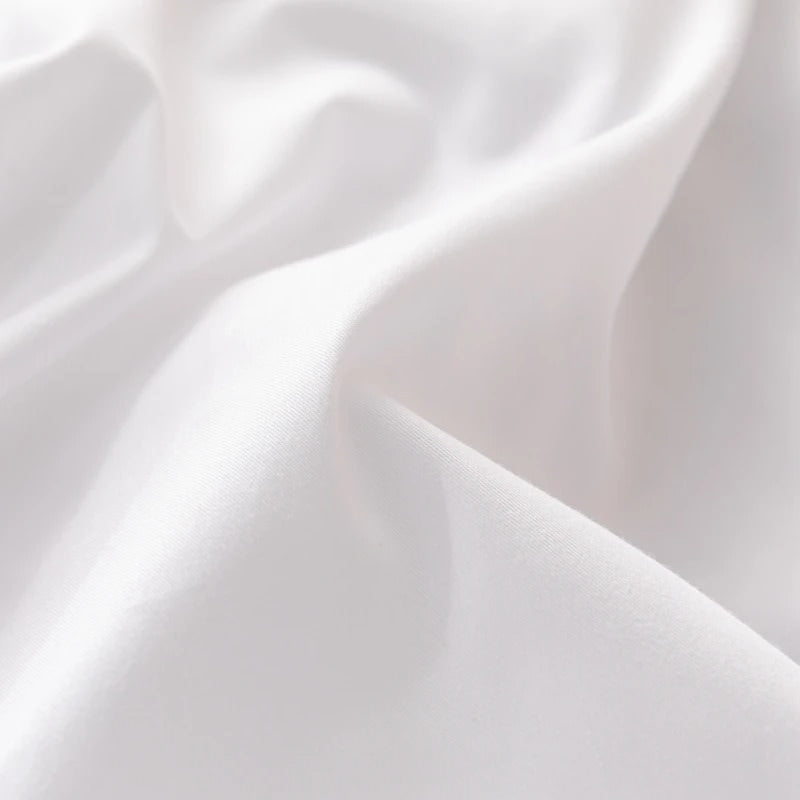 Solid Color Simple Cotton Fitted Sheet — Lifestyle 4