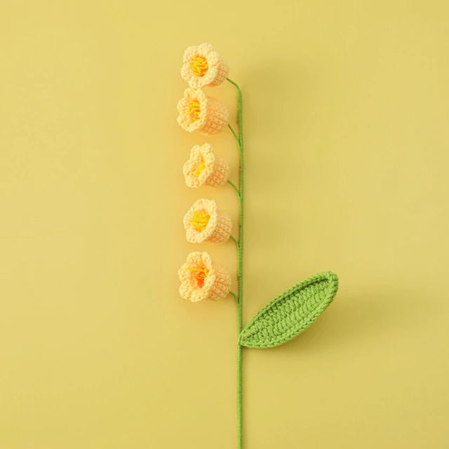Crochet BellFlowers — Soft Plush Companion for Desk and Bedroom — Lifestyle 3