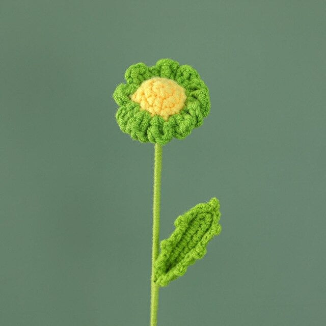Crochet Daisy Flowers — Soft Plush Companion for Desk and Bedroom — Lifestyle 6