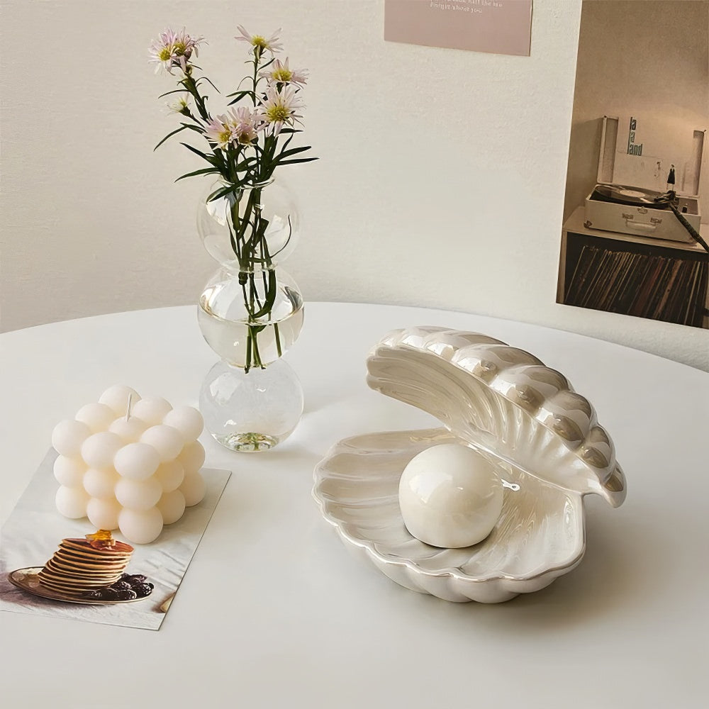 Fairy Shell Pearl Night Lamp — Warm LED Mood Lighting for Bedside — Lifestyle 6