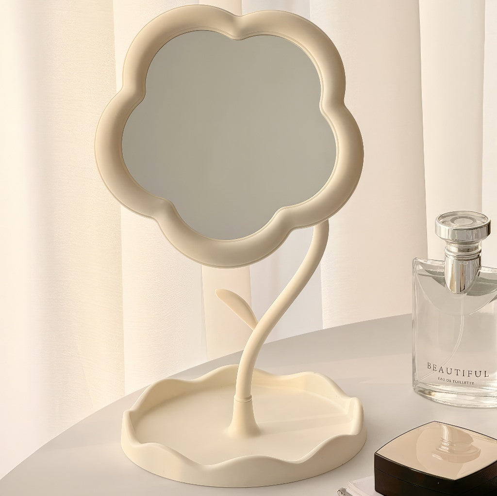 Flower Shaped Makeup Mirror — Considered Home Styling — Lifestyle 5