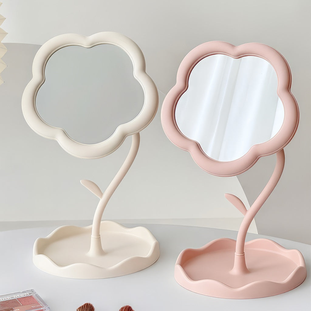 Flower Shaped Makeup Mirror — Considered Home Styling — Lifestyle 3