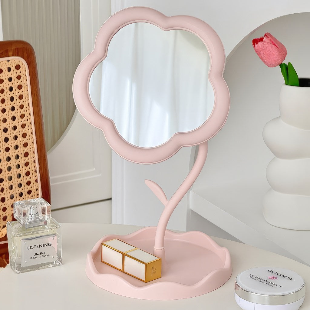 Flower Shaped Makeup Mirror — Considered Home Styling — Lifestyle 4